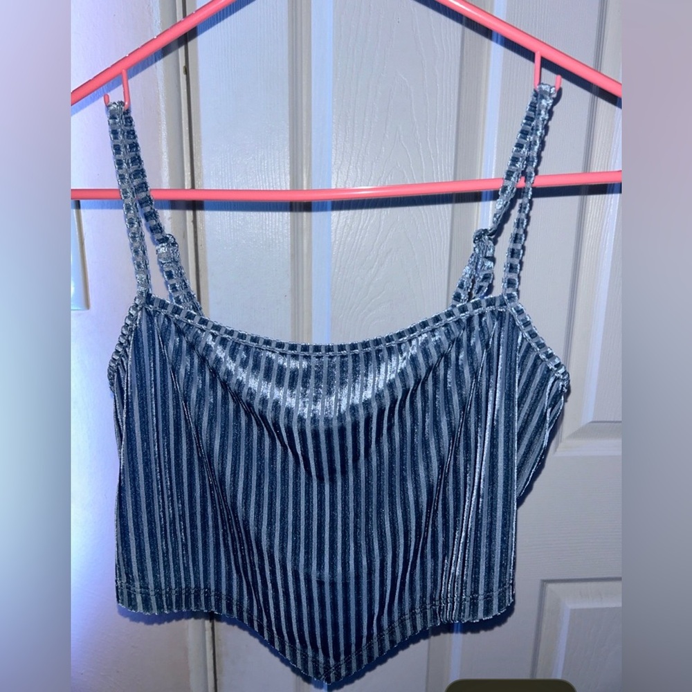 Velvet Crop Top